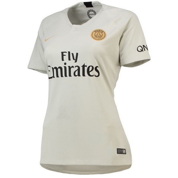 Camiseta Paris Saint Germain 2ª Mujer 2018-2019 Blanco